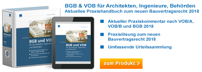 BGB und VOB für Architekten, Ingenieure und Behörden BGB und VOB für Architekten, Ingenieure und Behörden